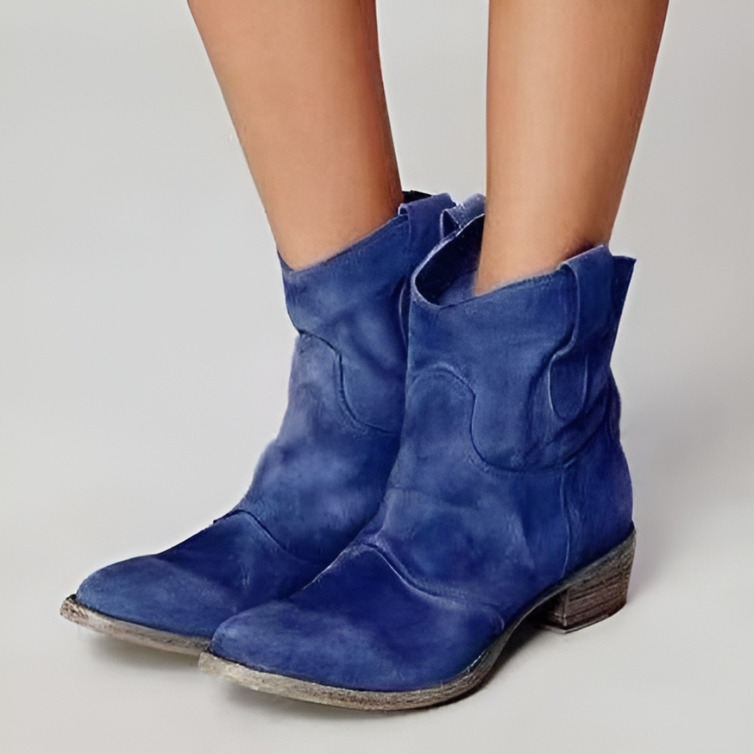 Courtney | Chic Suede Ankle Boots